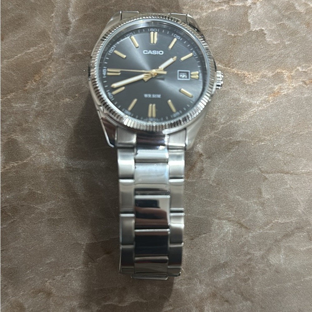 Casio Silver Stainless Steel Watch